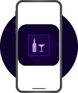 Nubottle logo in mobile app