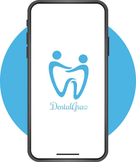 Dental Gram logo in mobile app