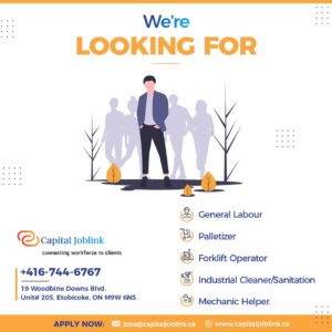 capital joblink hiring poster