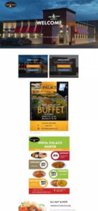 india palace regina website design potfolio