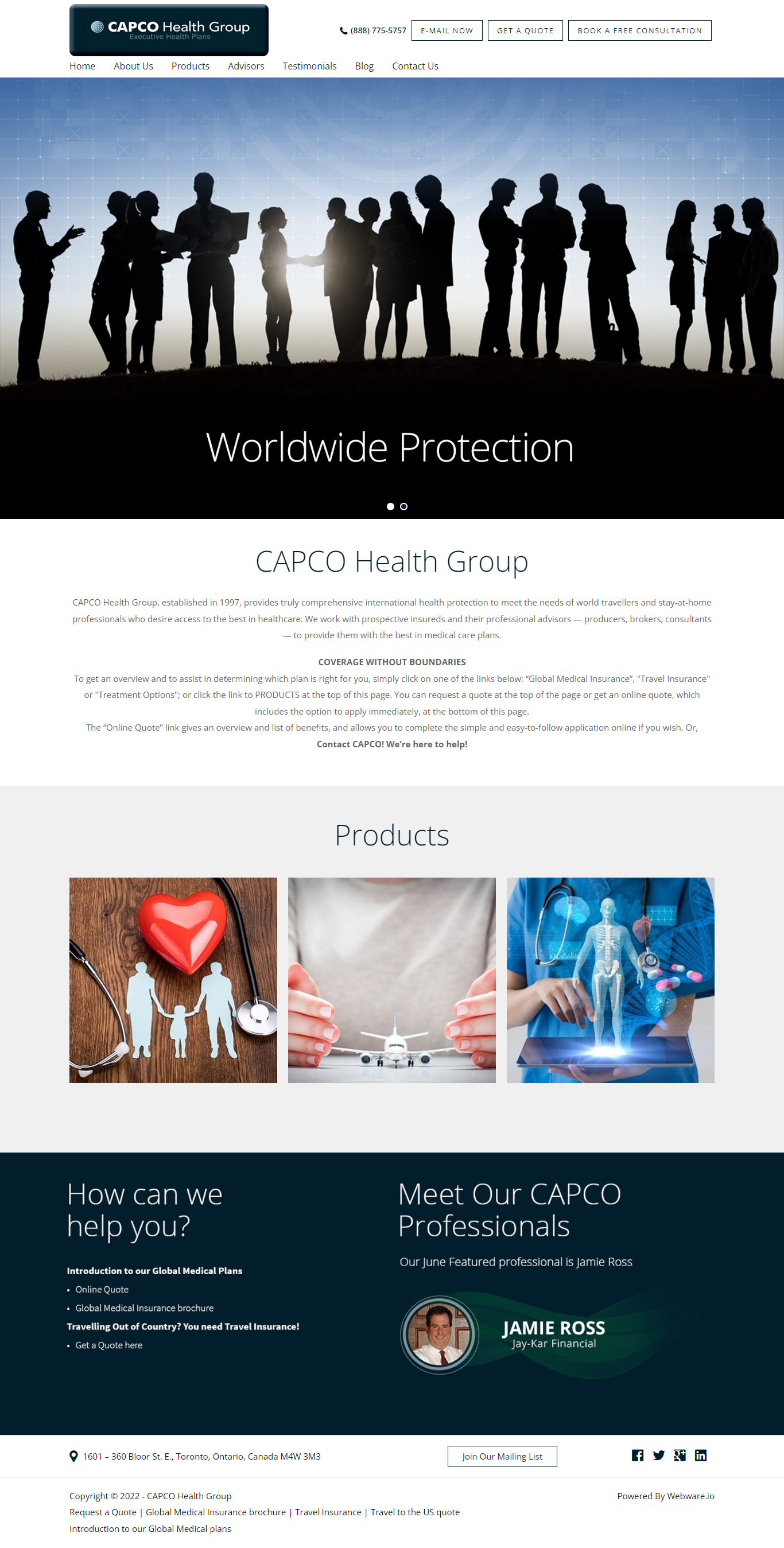 capco web design portfolio