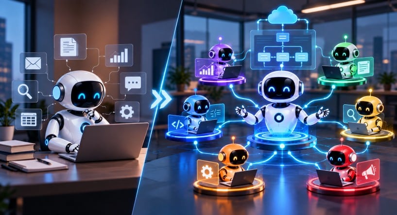 Single Agent vs. Multi-Agent Systems